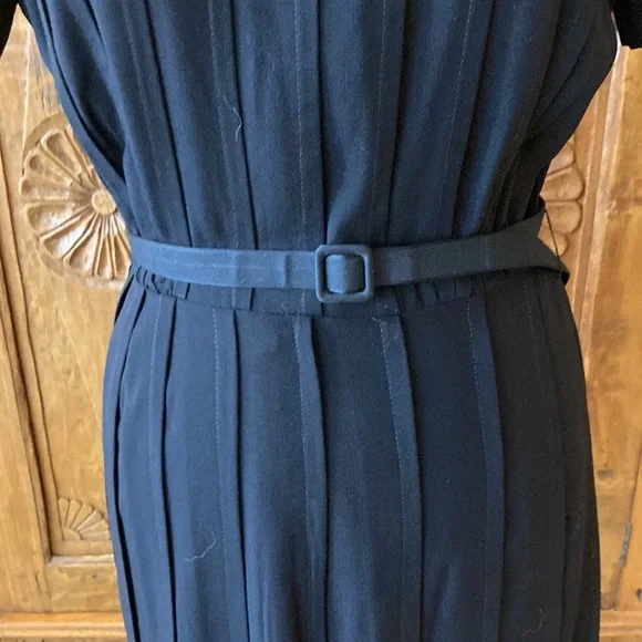 Vintage 1960s Black Professional Dress - Madmen - Picture 4 of 9